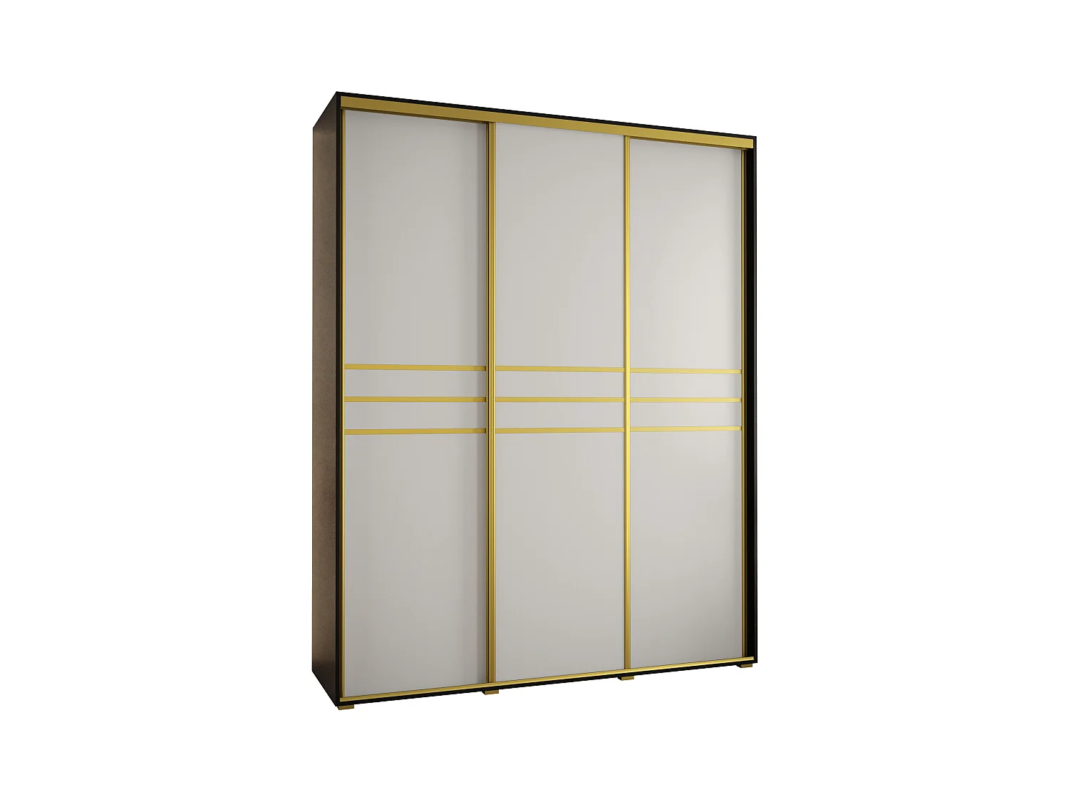 SCHWEBETÜRENSCHRANK 235,2/190/60 3-türig