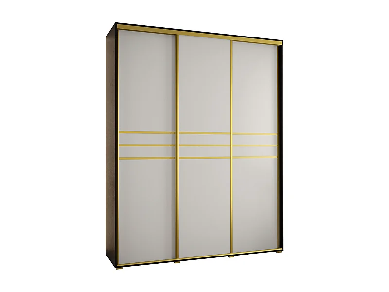 ARMOIRE DAVOS 10 À PORTES COULISSANTES 235,2/190/60 3 portes