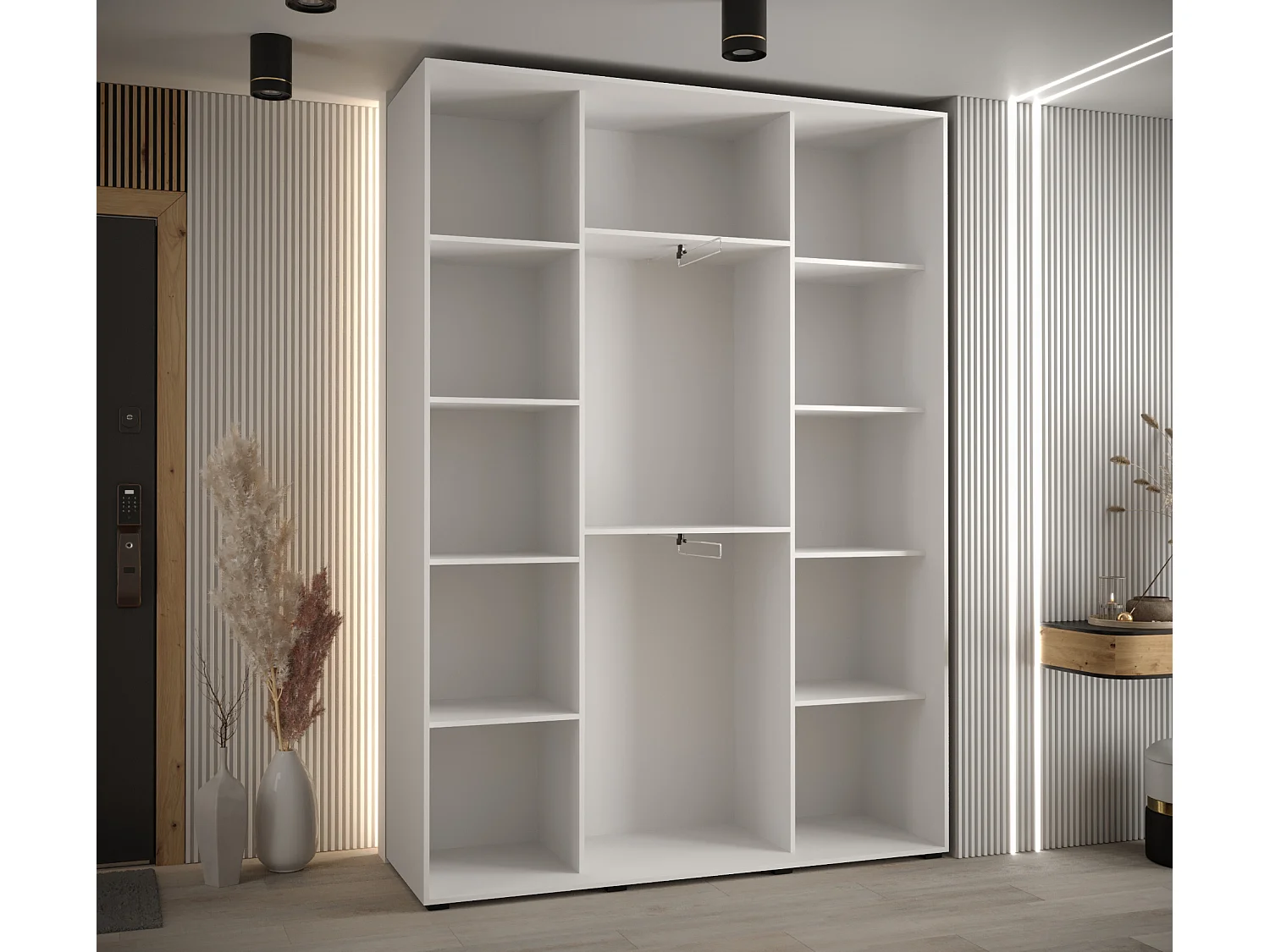 ARMOIRE DAVOS 11 À PORTES COULISSANTES 235,2/170/45 3 portes