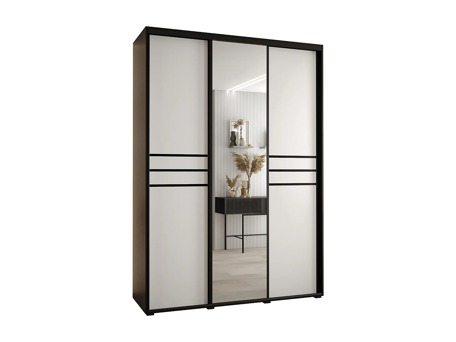 ARMOIRE DAVOS 11 À PORTES COULISSANTES 235,2/180/60 3 portes