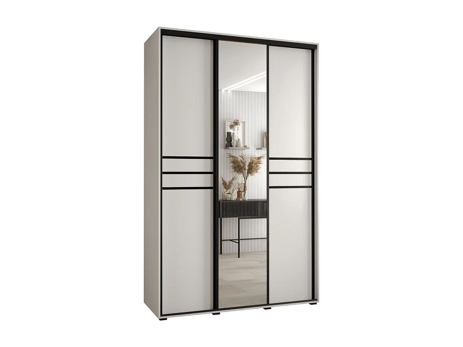 ARMOIRE DAVOS 11 À PORTES COULISSANTES 235,2/160/45 3 portes