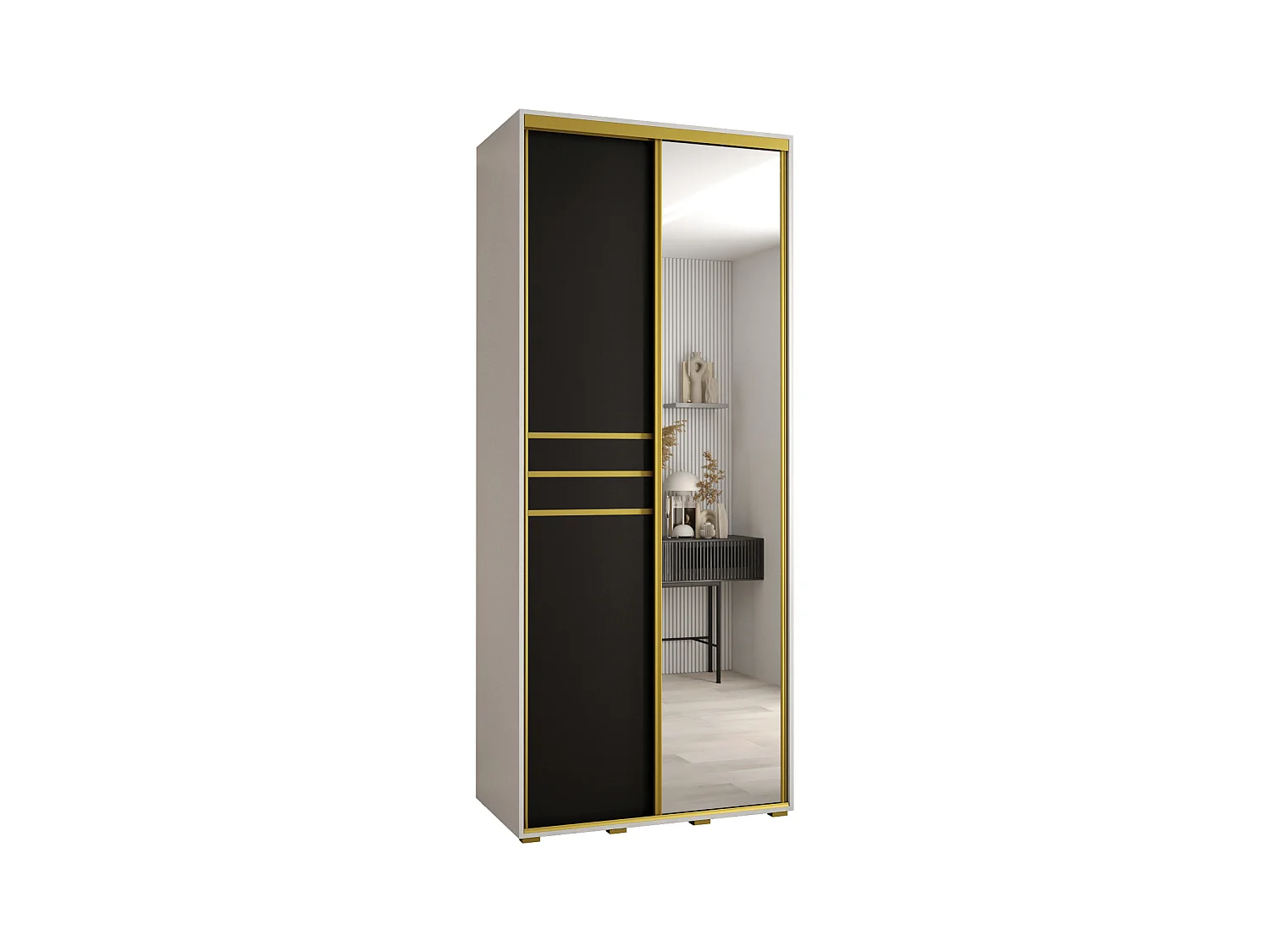 ARMOIRE DAVOS 11 À PORTES COULISSANTES 235,2/100/60 2 portes