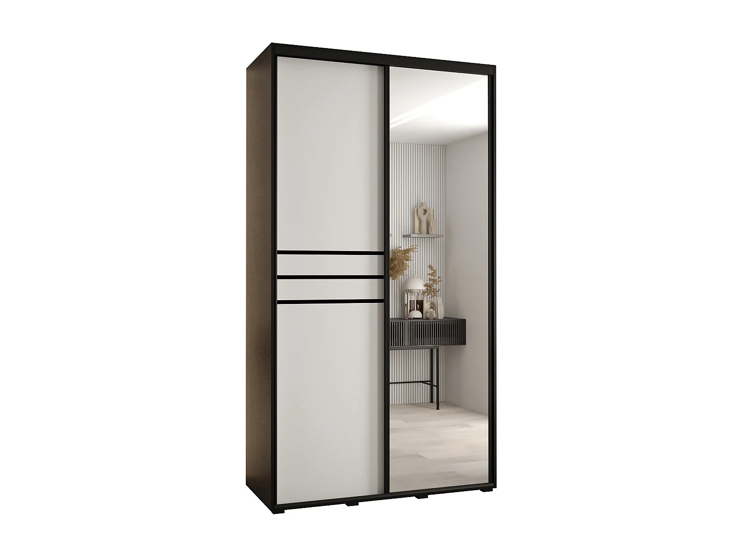 ARMOIRE DAVOS 11 À PORTES COULISSANTES 235,2/130/60 2 portes