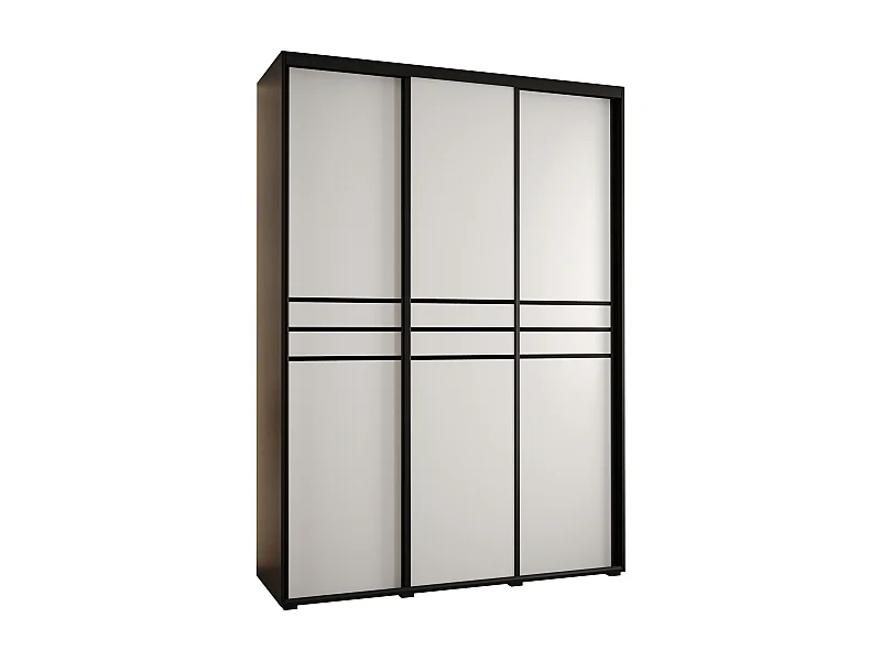 ARMOIRE DAVOS 10 À PORTES COULISSANTES 235,2/170/60 3 portes