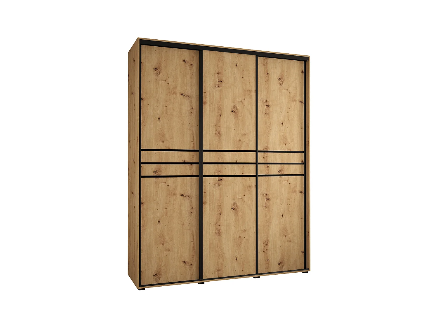 SCHWEBETÜRENSCHRANK 235,2/190/45 3-türig