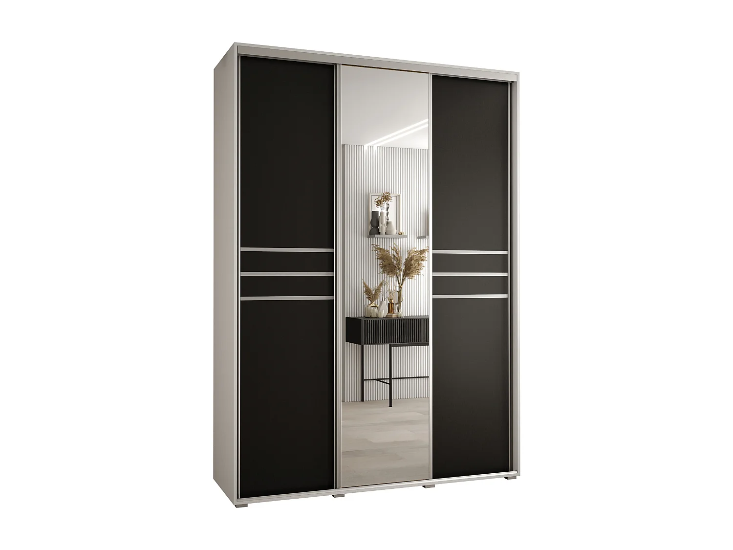 SCHWEBETÜRENSCHRANK 235,2/180/60 3-türig