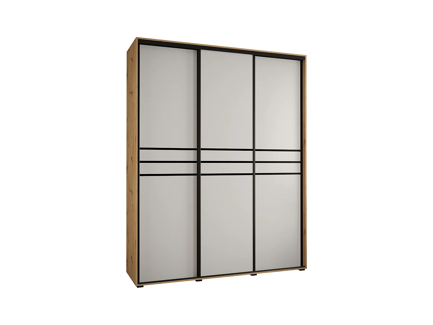 SCHWEBETÜRENSCHRANK 235,2/190/45 3-türig