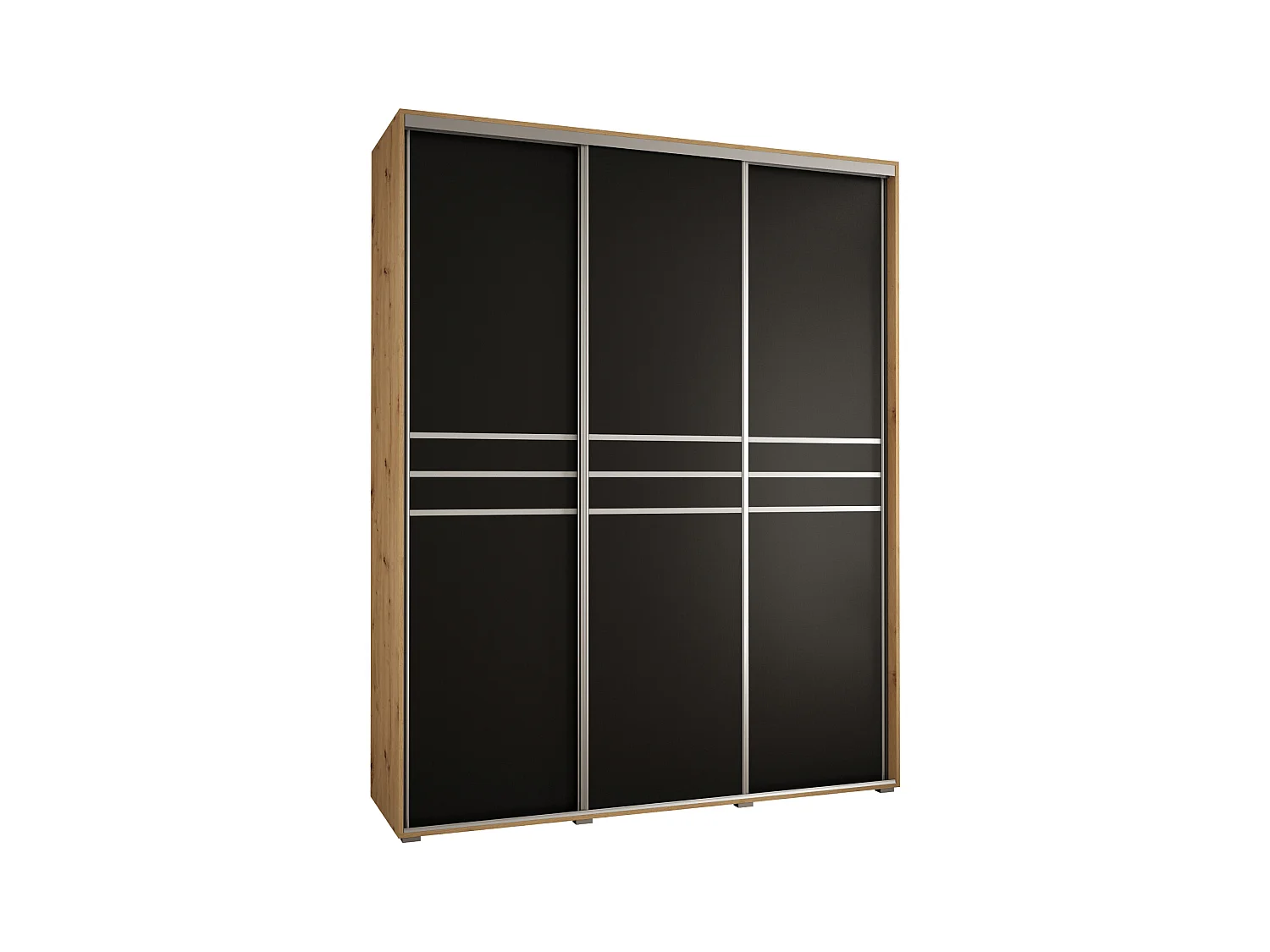 SCHWEBETÜRENSCHRANK 235,2/190/45 3-türig