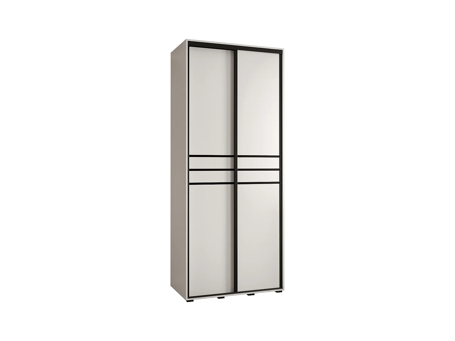 SCHWEBETÜRENSCHRANK 235,2/100/60 2-türig