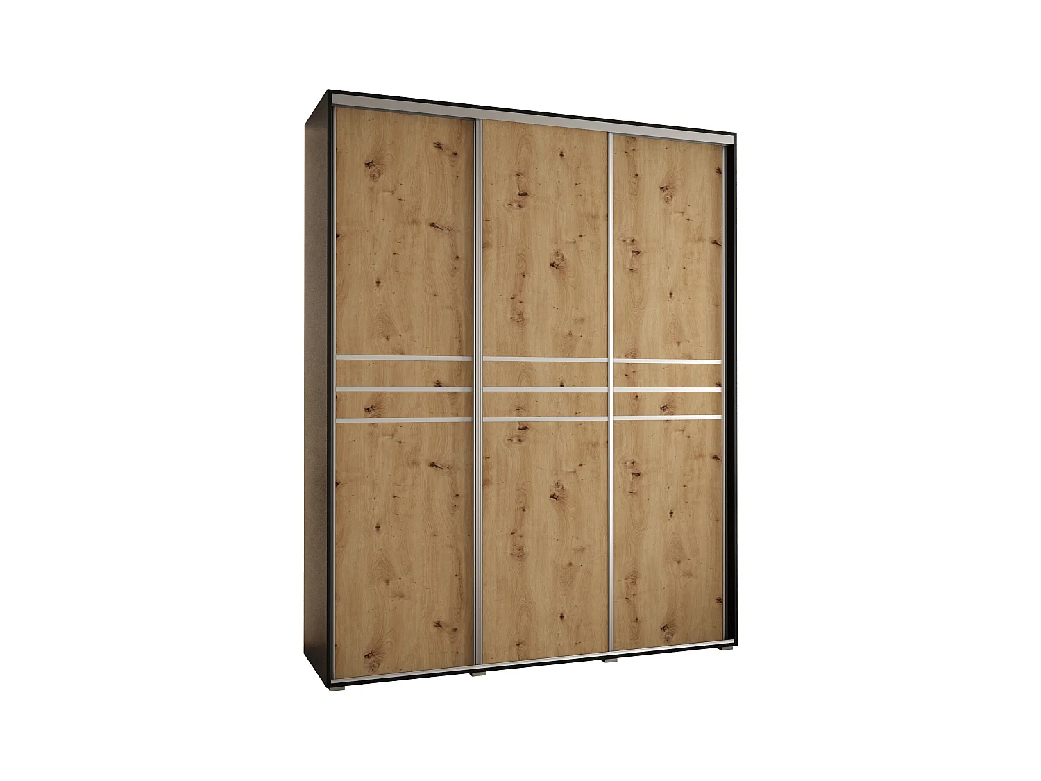 SCHWEBETÜRENSCHRANK 235,2/190/60 3-türig