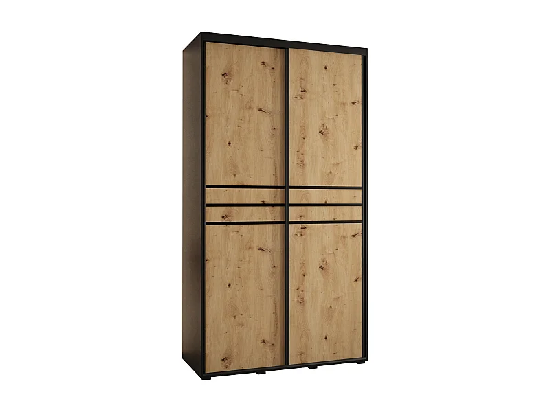 ARMOIRE DAVOS 10 À PORTES COULISSANTES 235,2/140/60 2 portes