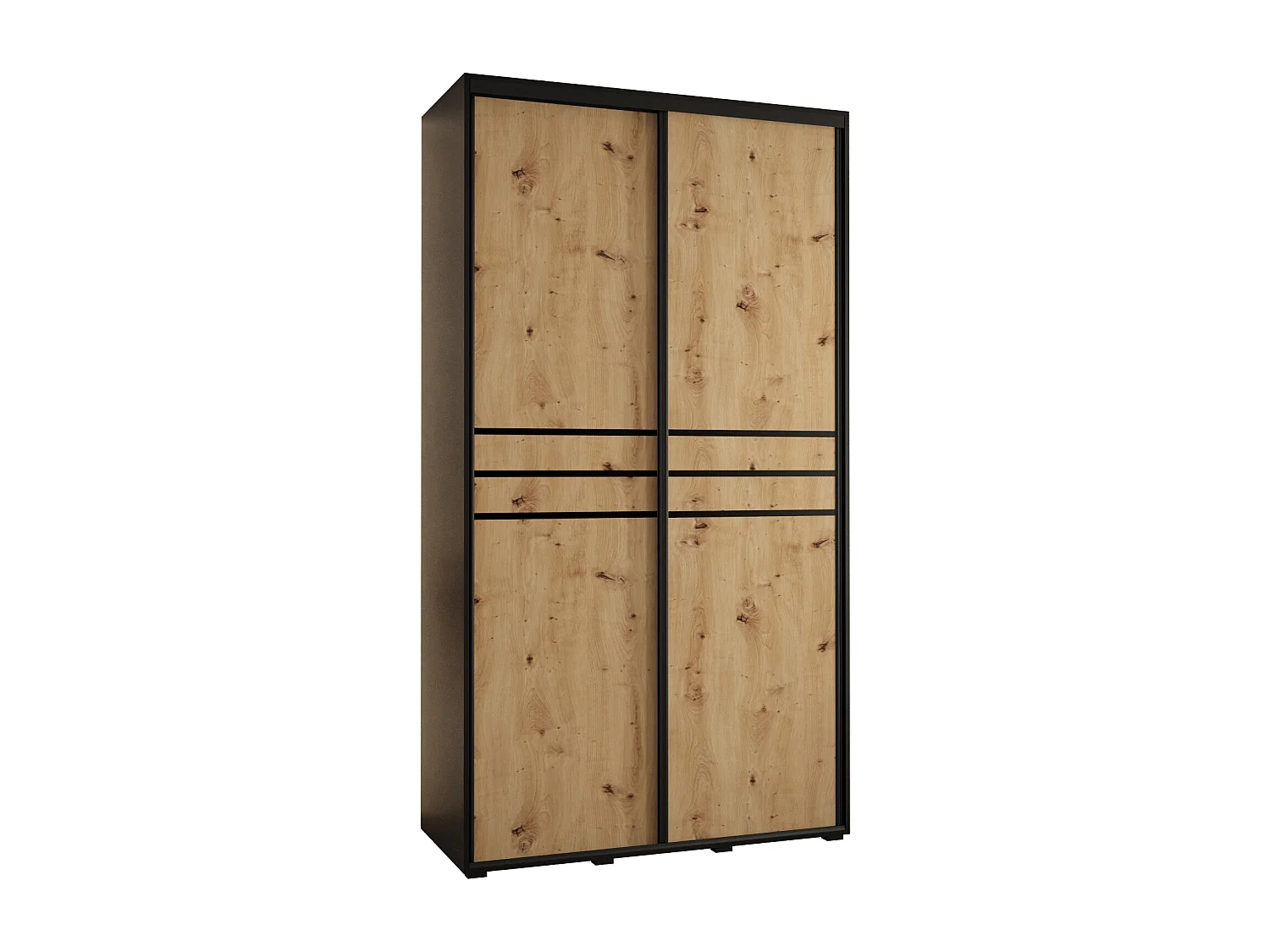ARMOIRE DAVOS 10 À PORTES COULISSANTES 235,2/140/60 2 portes