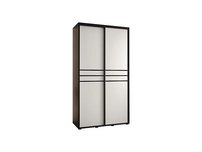 ARMOIRE DAVOS 10 À PORTES COULISSANTES 235,2/130/60 2 portes