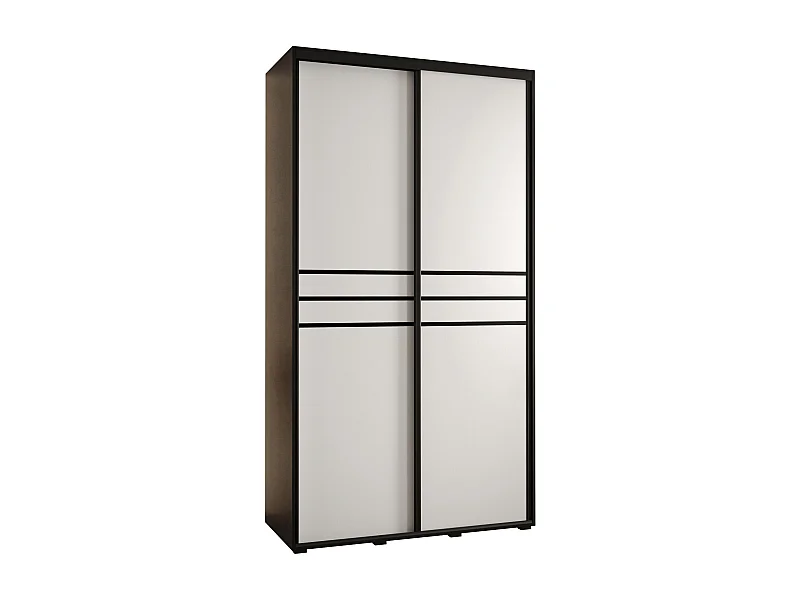 ARMOIRE DAVOS 10 À PORTES COULISSANTES 235,2/130/60 2 portes