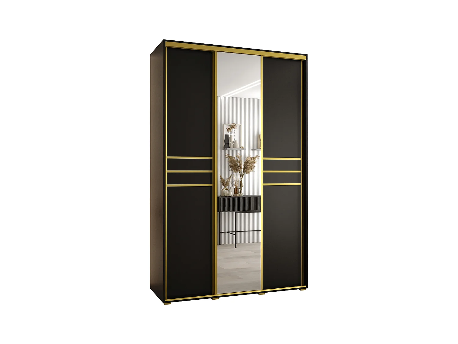 ARMOIRE DAVOS 11 À PORTES COULISSANTES 235,2/160/45 3 portes