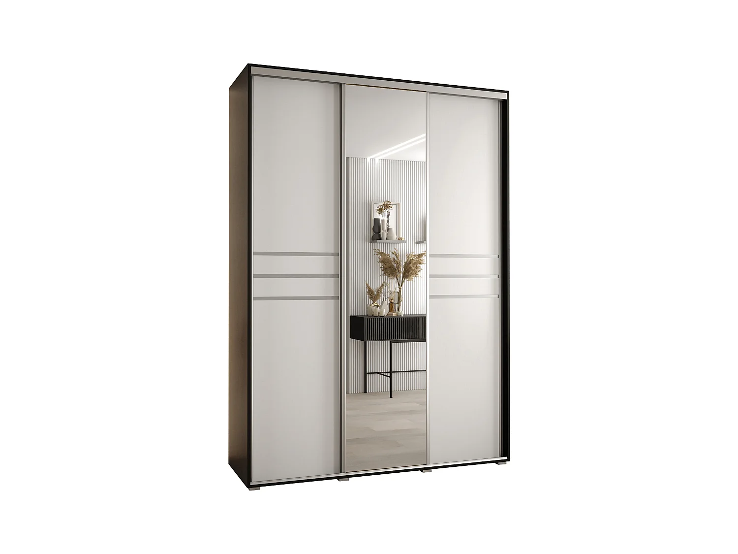 ARMOIRE DAVOS 11 À PORTES COULISSANTES 235,2/180/60 3 portes