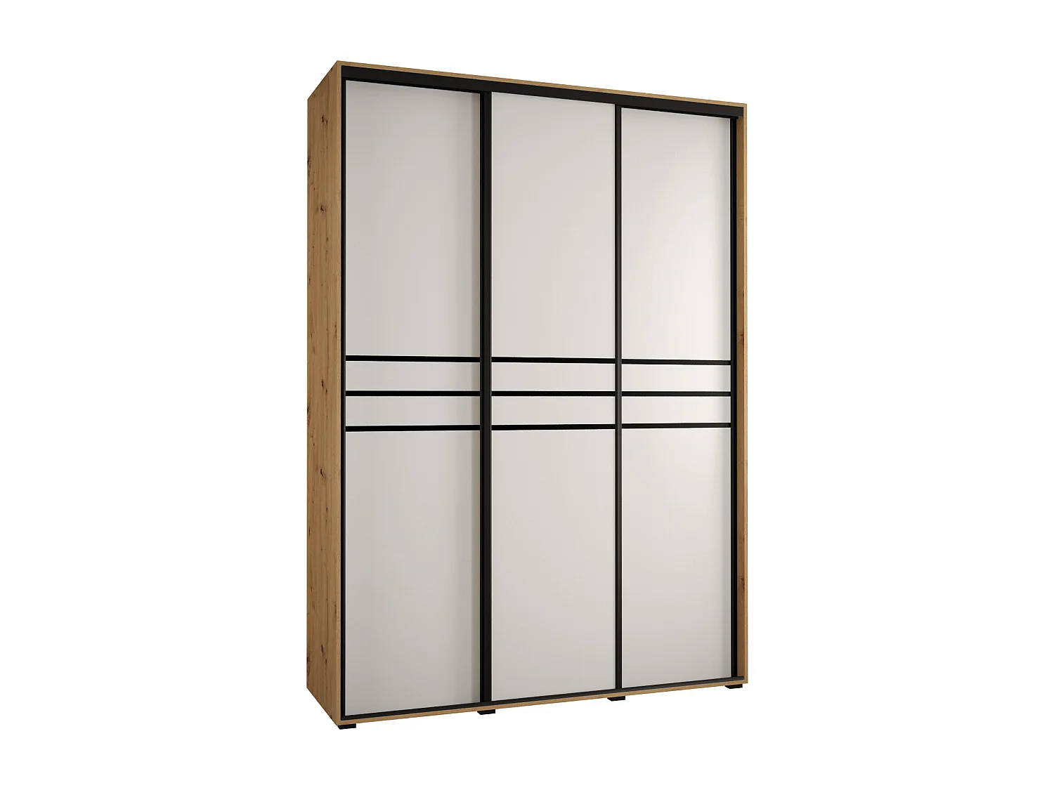 ARMOIRE DAVOS 10 À PORTES COULISSANTES 235,2/180/45 3 portes