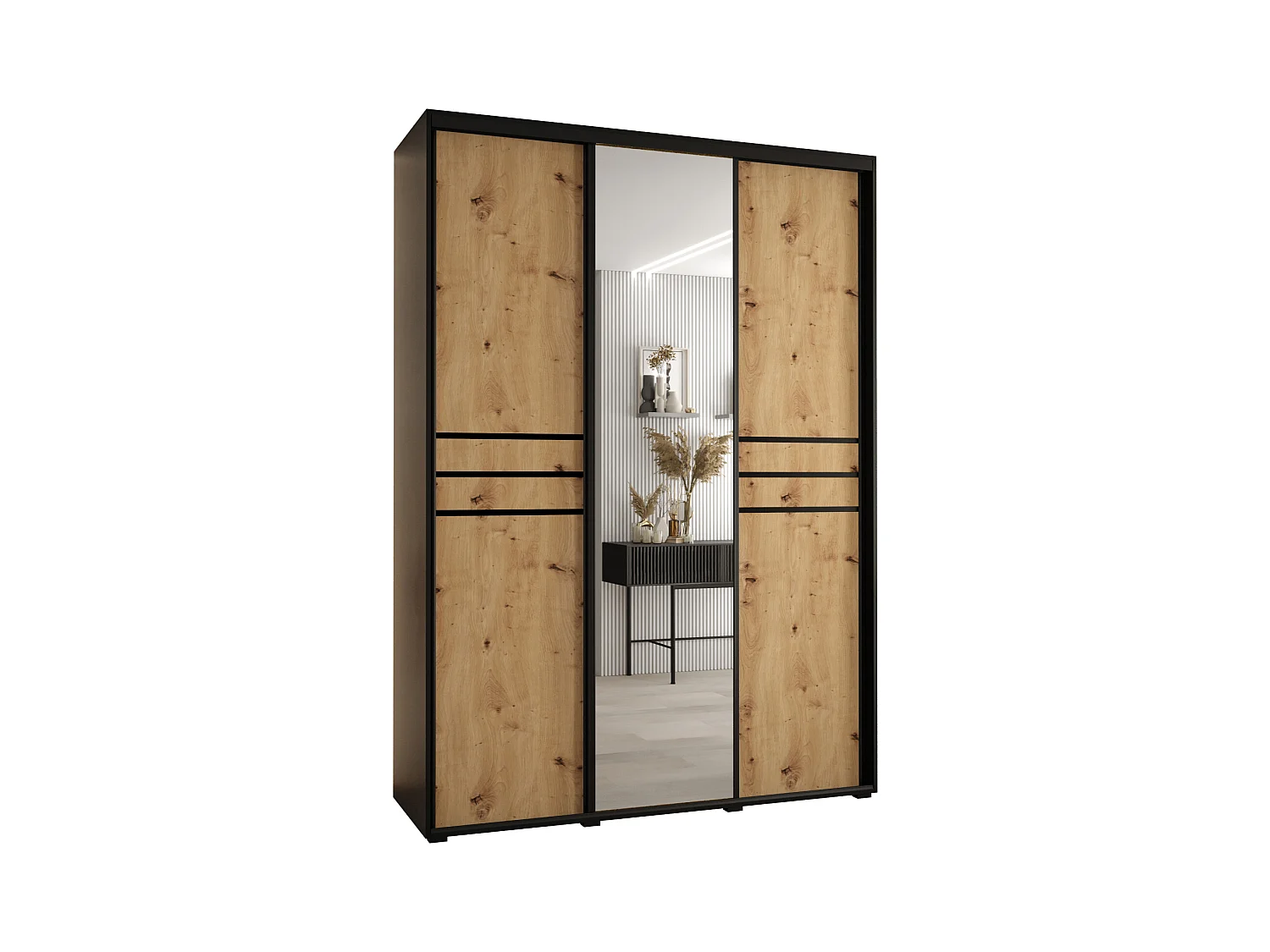 ARMOIRE DAVOS 11 À PORTES COULISSANTES 235,2/180/45 3 portes
