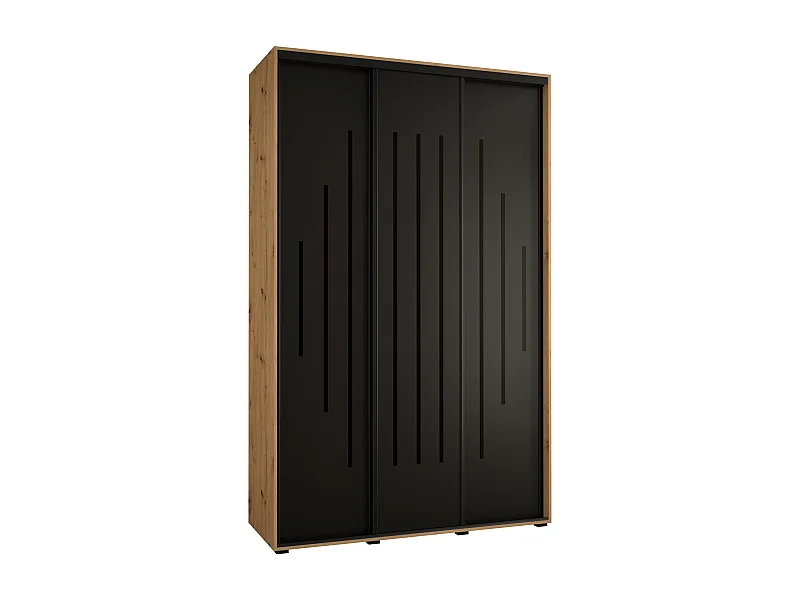 ARMOIRE DAVOS 12 À PORTES COULISSANTES 235,2/150/60 3 portes