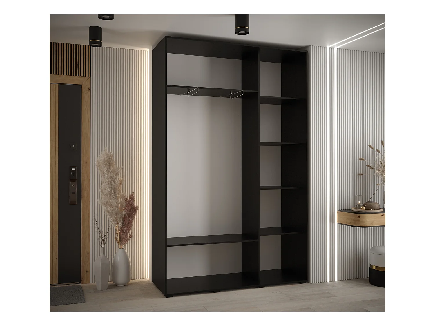 ARMOIRE DAVOS 11 À PORTES COULISSANTES 235,2/150/45 3 portes