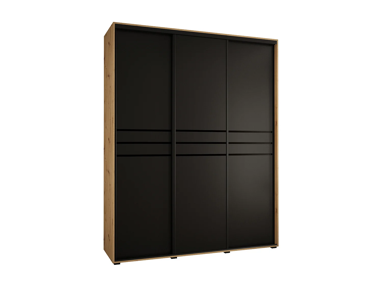 ARMOIRE DAVOS 10 À PORTES COULISSANTES 235,2/200/45 3 portes