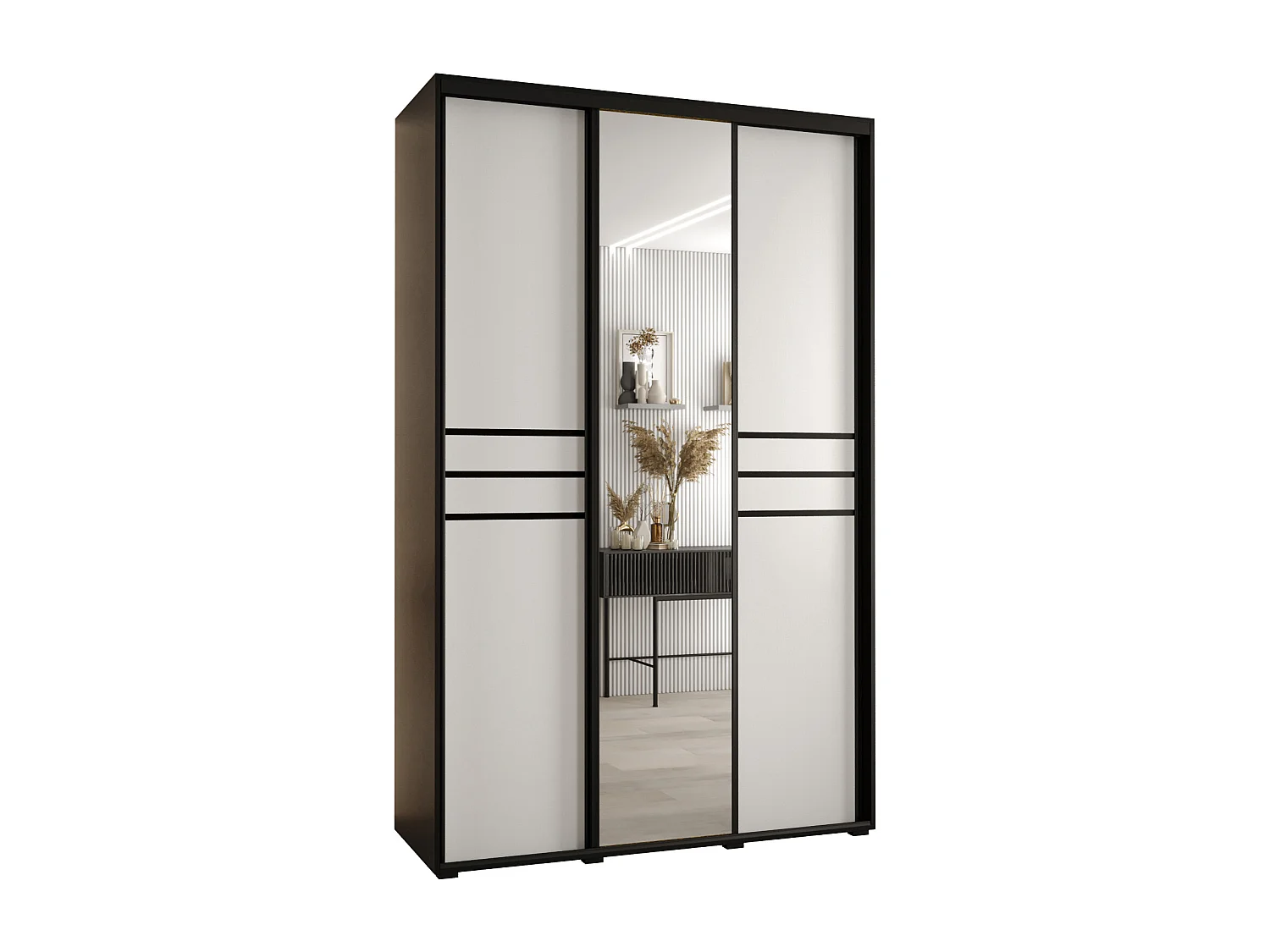 ARMOIRE DAVOS 11 À PORTES COULISSANTES 235,2/150/45 3 portes