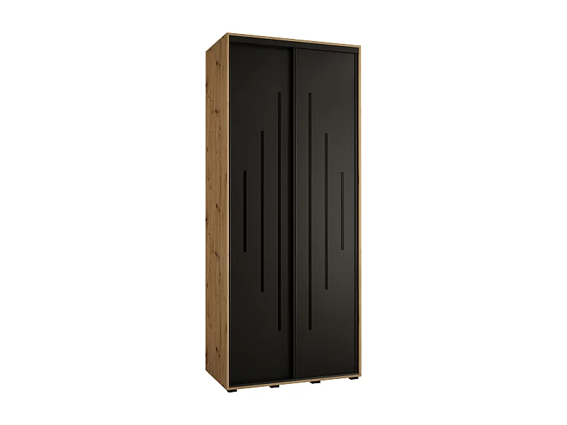 ARMOIRE DAVOS 12 À PORTES COULISSANTES 235,2/120/60 2 portes