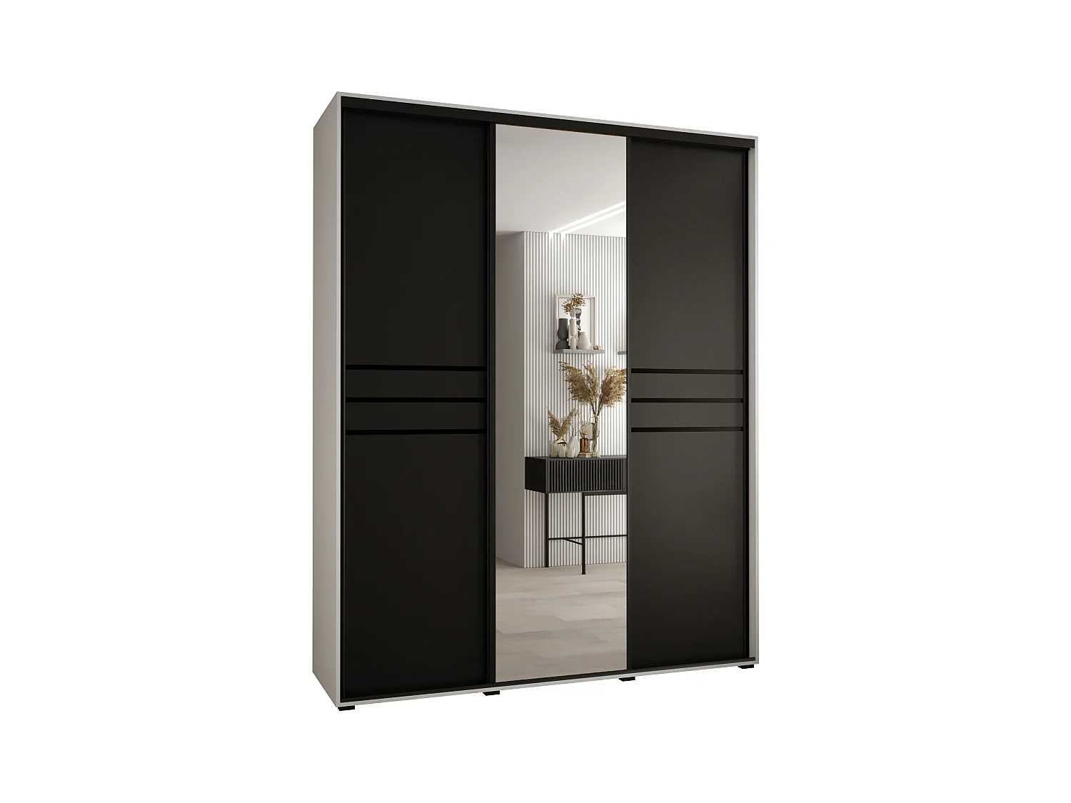 SCHWEBETÜRENSCHRANK 235,2/200/45 3-türig