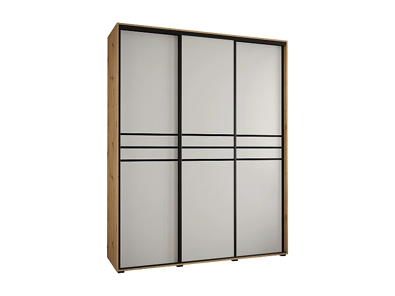 ARMOIRE DAVOS 10 À PORTES COULISSANTES 235,2/200/45 3 portes