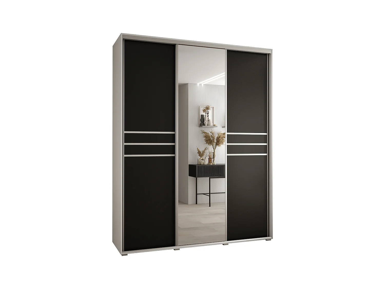 SCHWEBETÜRENSCHRANK 235,2/200/45 3-türig
