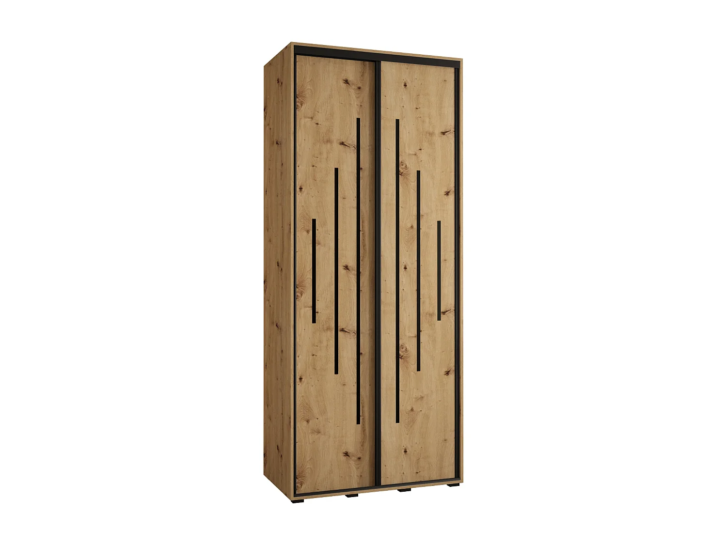 ARMOIRE DAVOS 12 À PORTES COULISSANTES 235,2/120/45 2 portes