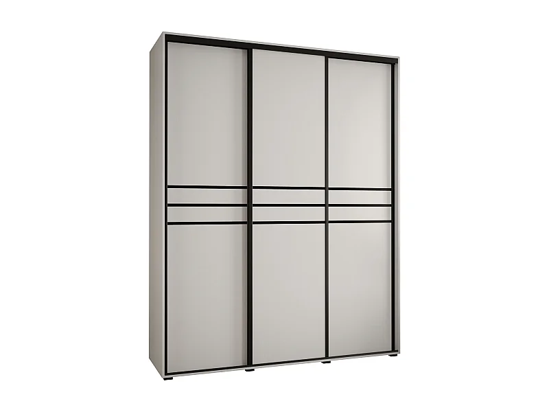 ARMOIRE DAVOS 10 À PORTES COULISSANTES 235,2/200/60 3 portes