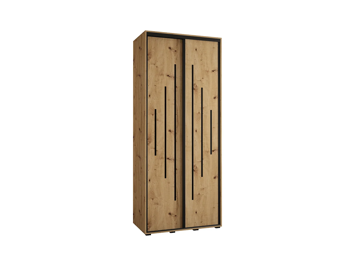 ARMOIRE DAVOS 12 À PORTES COULISSANTES 235,2/120/60 2 portes