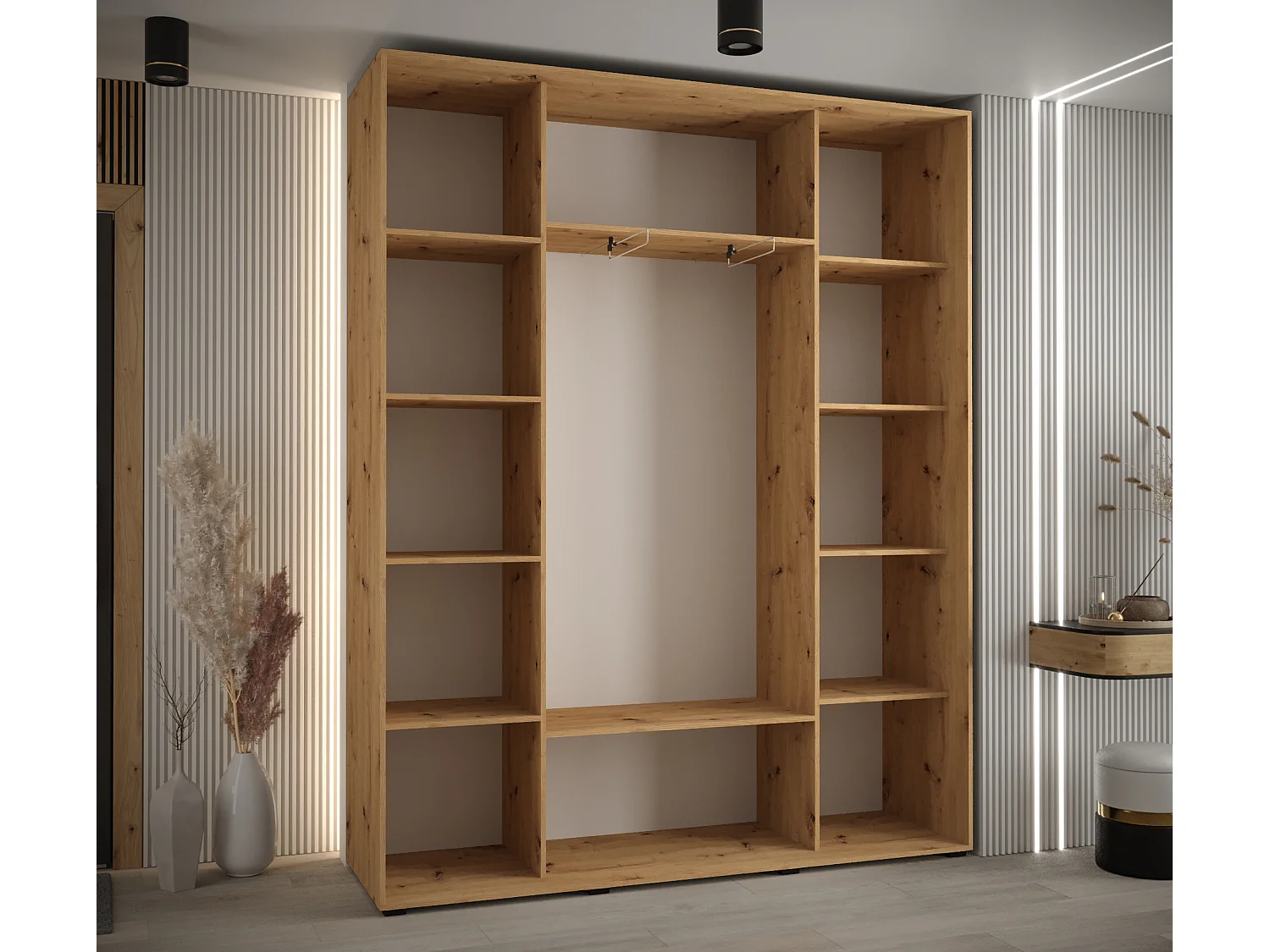 SCHWEBETÜRENSCHRANK 235,2/200/45 3-türig
