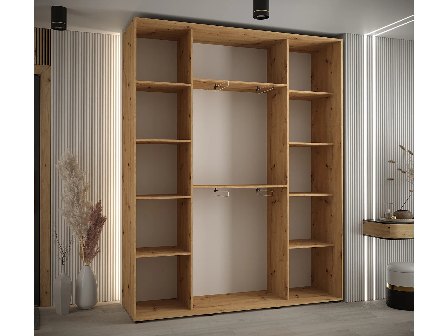 SCHWEBETÜRENSCHRANK 235,2/200/45 3-türig