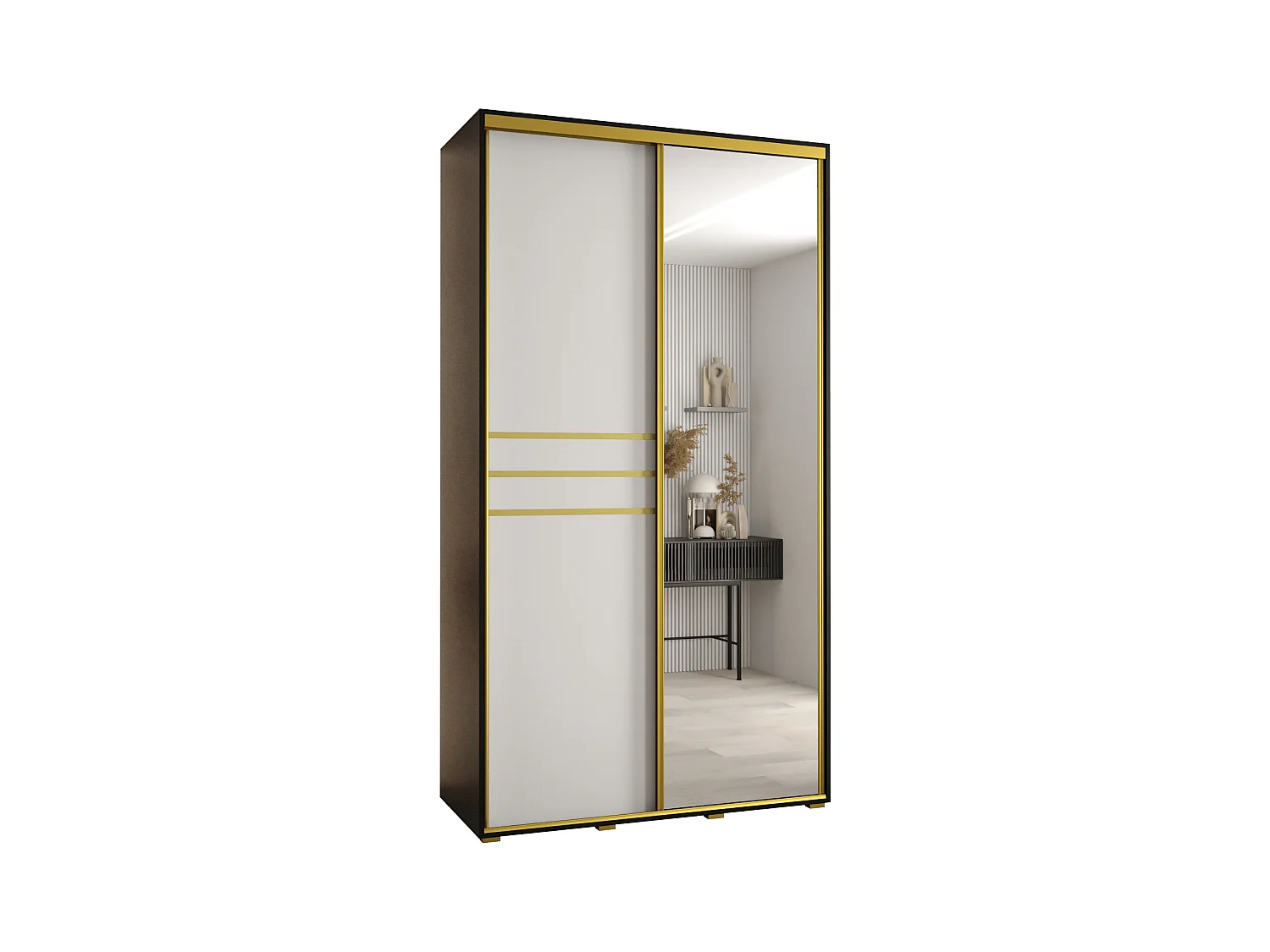 ARMOIRE DAVOS 11 À PORTES COULISSANTES 235,2/140/60 2 portes