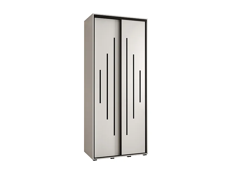 ARMOIRE DAVOS 12 À PORTES COULISSANTES 235,2/120/60 2 portes