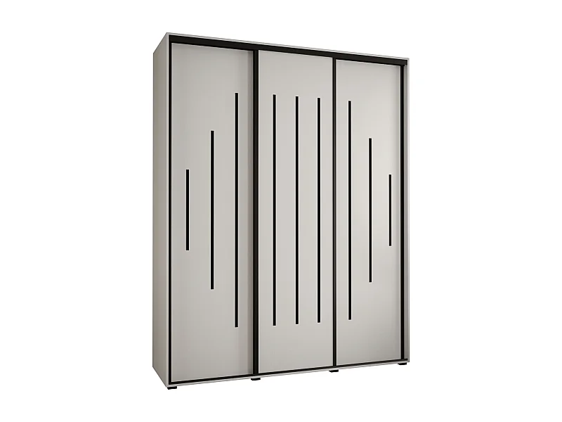 ARMOIRE DAVOS 12 À PORTES COULISSANTES 235,2/200/45 3 portes