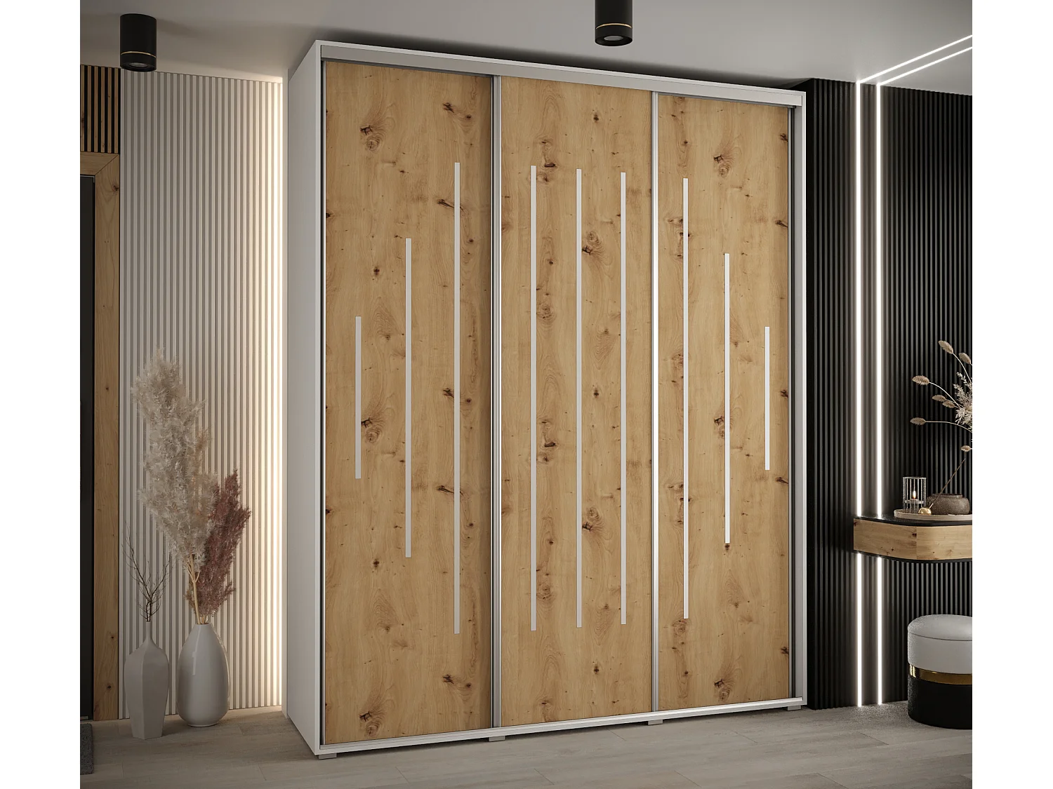 SCHWEBETÜRENSCHRANK 235,2/200/45 3-türig