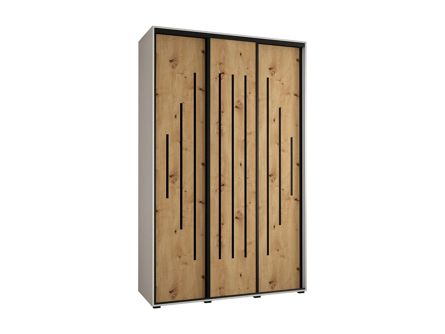 ARMOIRE DAVOS 12 À PORTES COULISSANTES 235,2/150/45 3 portes