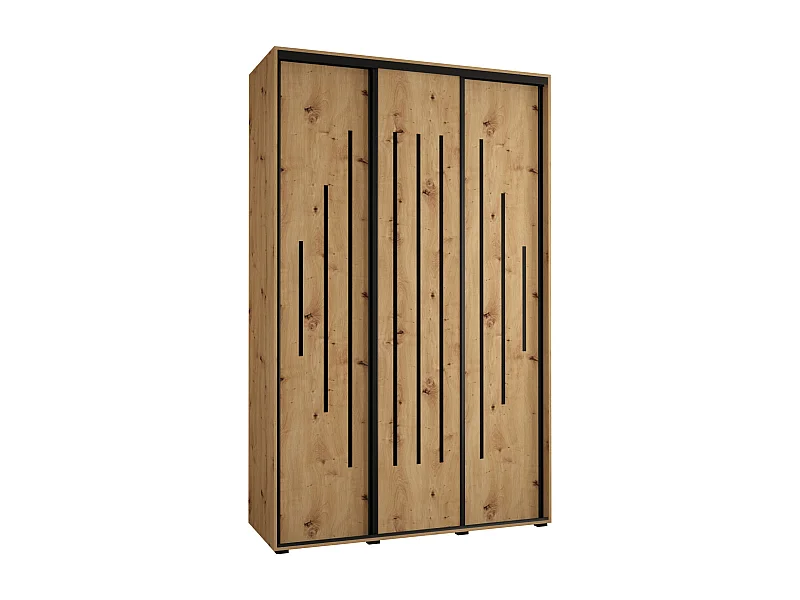 ARMOIRE DAVOS 12 À PORTES COULISSANTES 235,2/160/60 3 portes