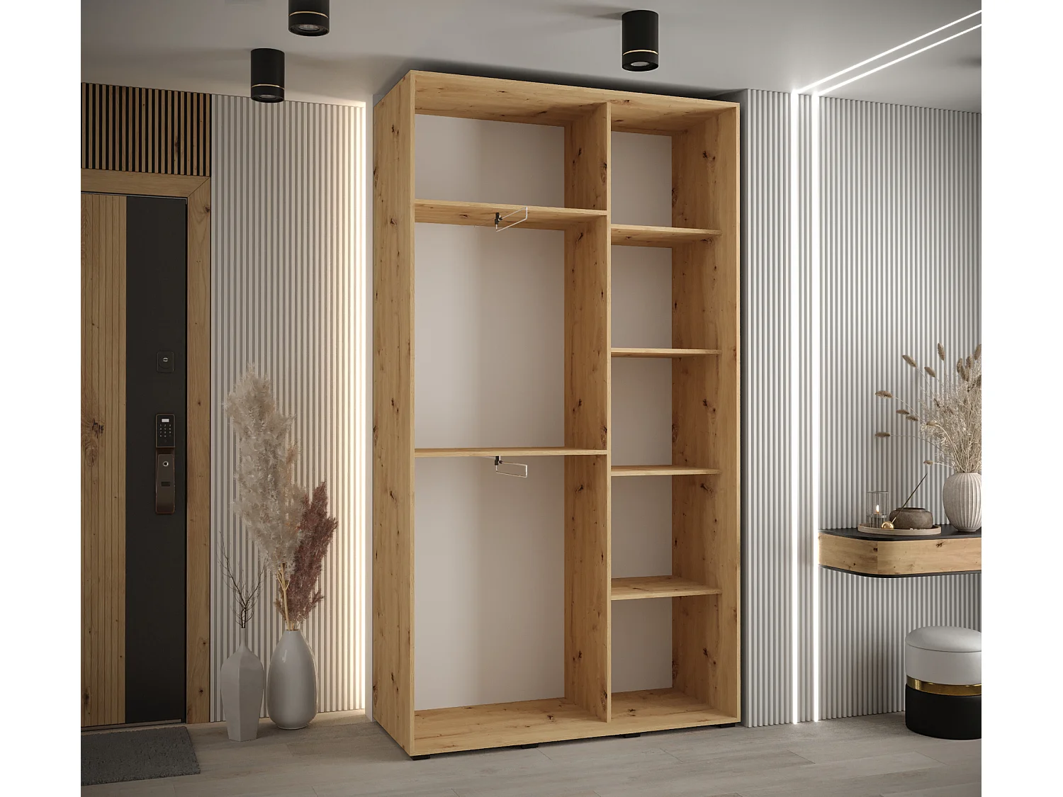 SCHWEBETÜRENSCHRANK 235,2/130/45 2-türig