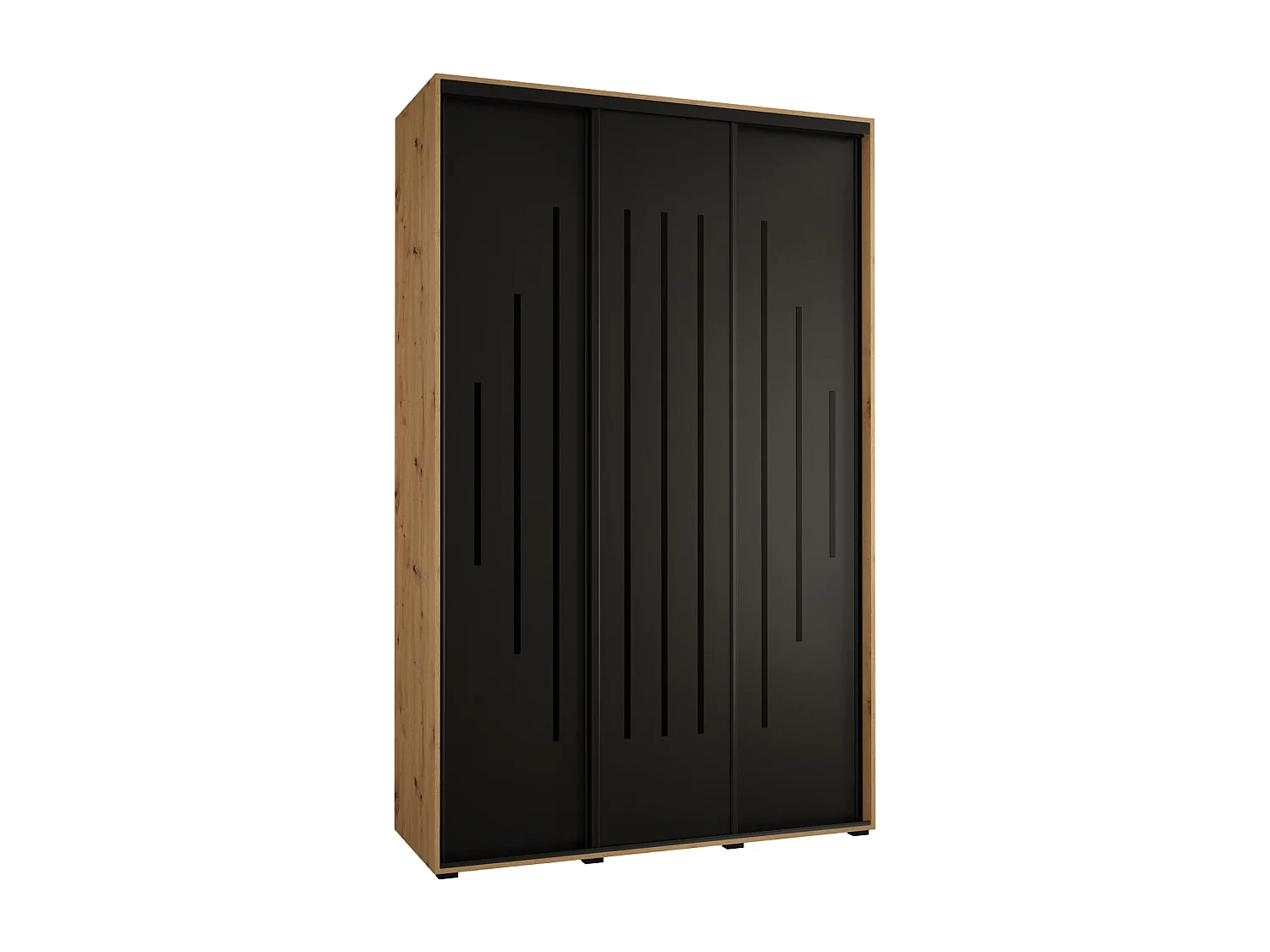 ARMOIRE DAVOS 12 À PORTES COULISSANTES 235,2/160/60 3 portes