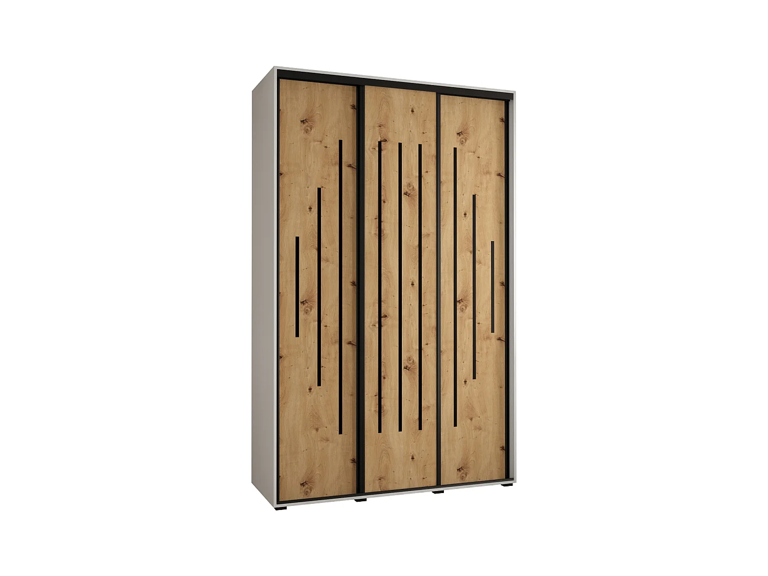 ARMOIRE DAVOS 12 À PORTES COULISSANTES 235,2/160/60 3 portes