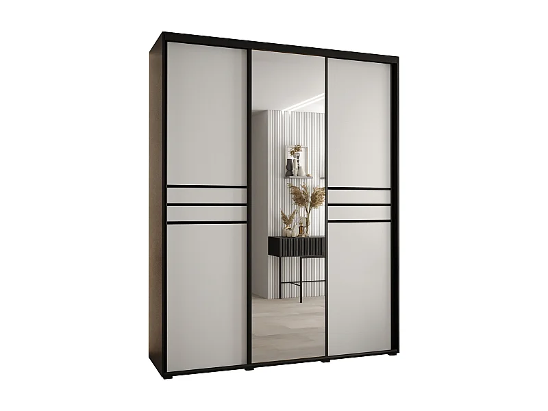 Armadio con ante a battente 235,2/200/60 3-porte