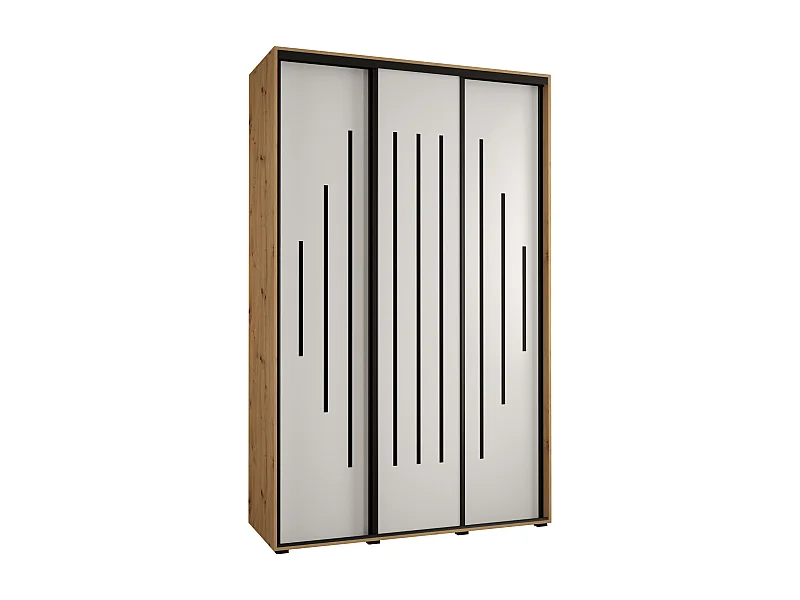 ARMOIRE DAVOS 12 À PORTES COULISSANTES 235,2/150/45 3 portes