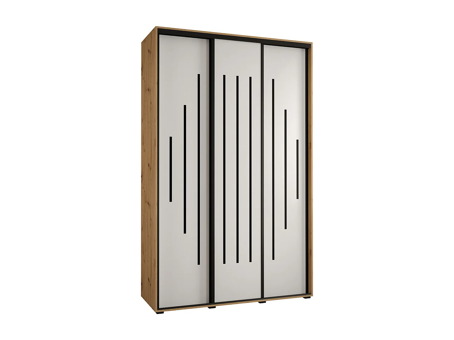 ARMOIRE DAVOS 12 À PORTES COULISSANTES 235,2/150/45 3 portes