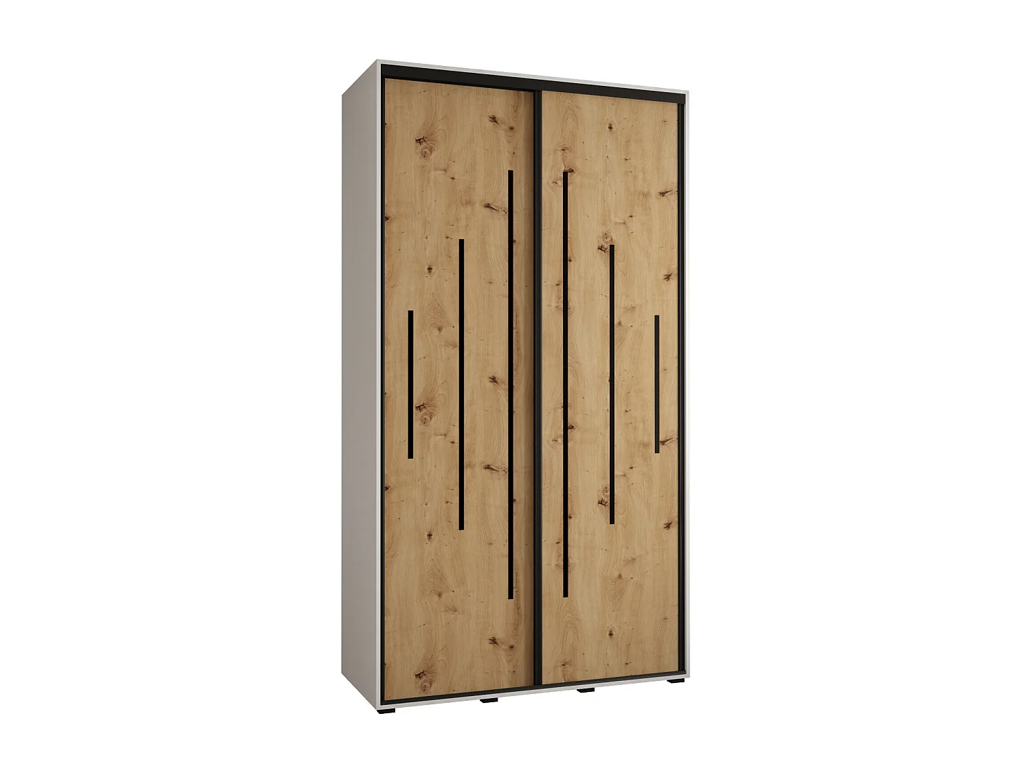 ARMOIRE DAVOS 12 À PORTES COULISSANTES 235,2/130/45 2 portes