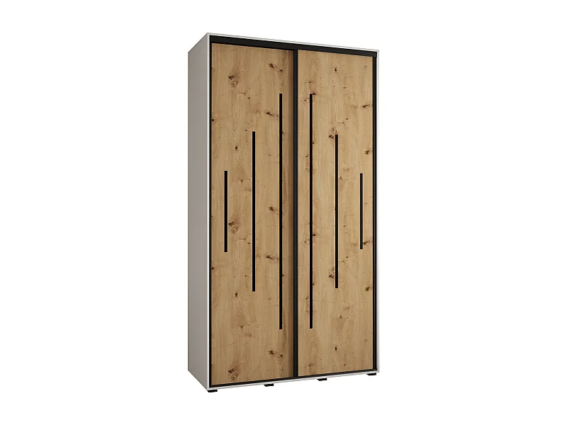 ARMOIRE DAVOS 12 À PORTES COULISSANTES 235,2/130/45 2 portes