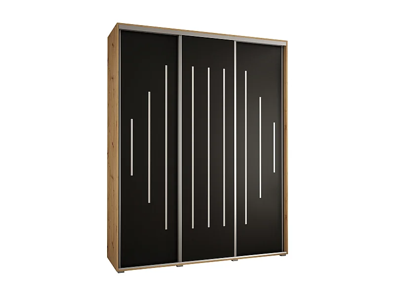 ARMOIRE DAVOS 12 À PORTES COULISSANTES 235,2/200/45 3 portes